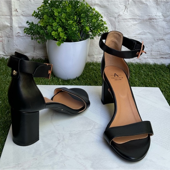 Aquatalia Sadey leather ankle strap sandals size 8 NWT - Picture 3 of 13